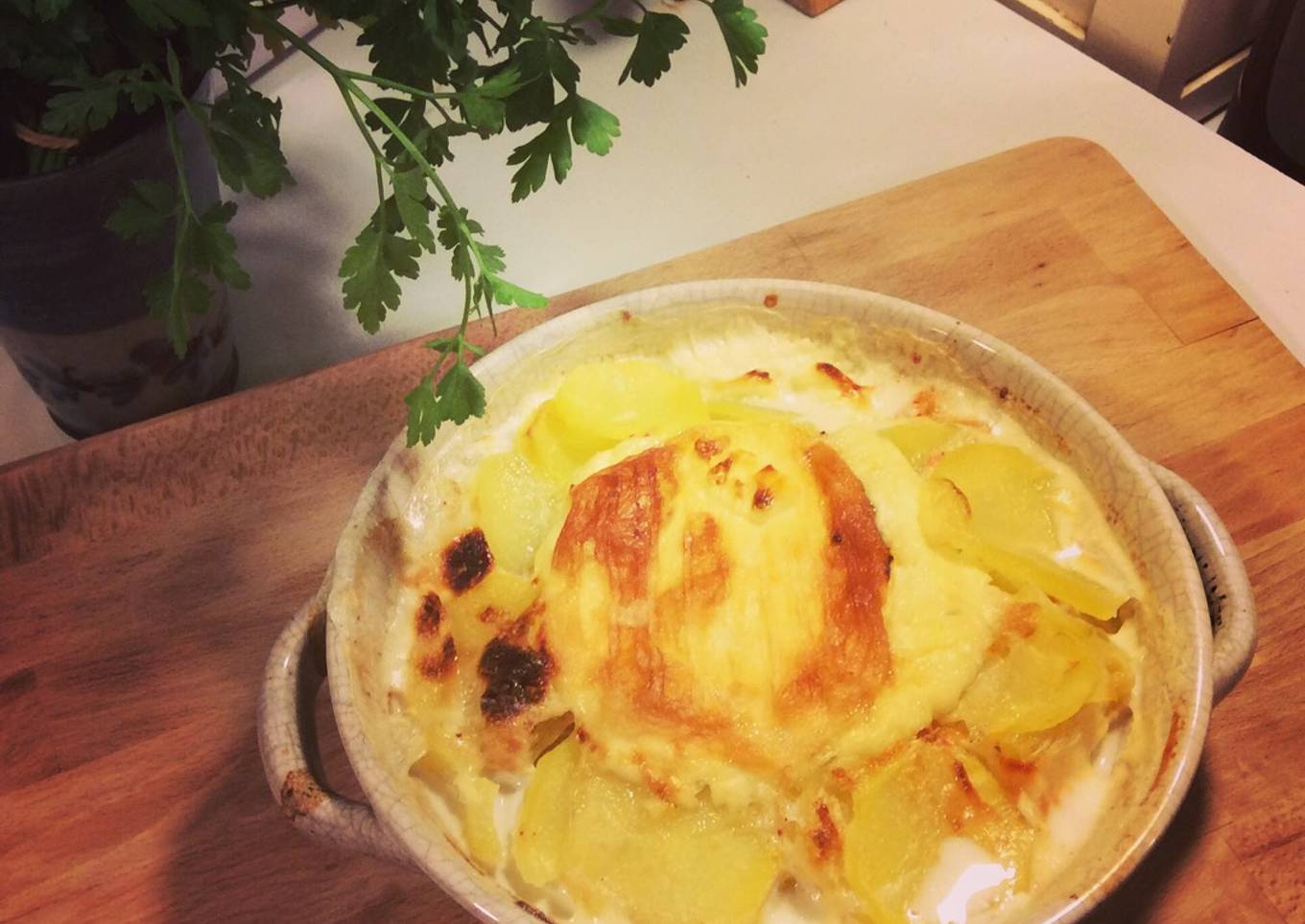 Gratin de Pommes de terre au Saint Félicien