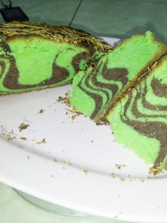 Foto resep Choco pandan zebra cake