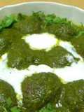 Malai Kofta with Spinach Gravy