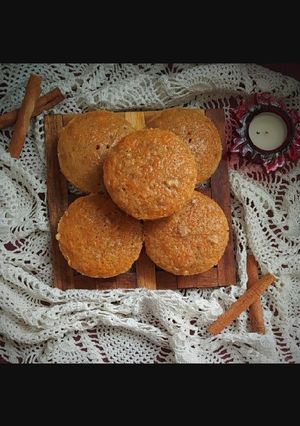 عکسی از دستور کاپ کیک هویج و گردو(با طعم دارچین)