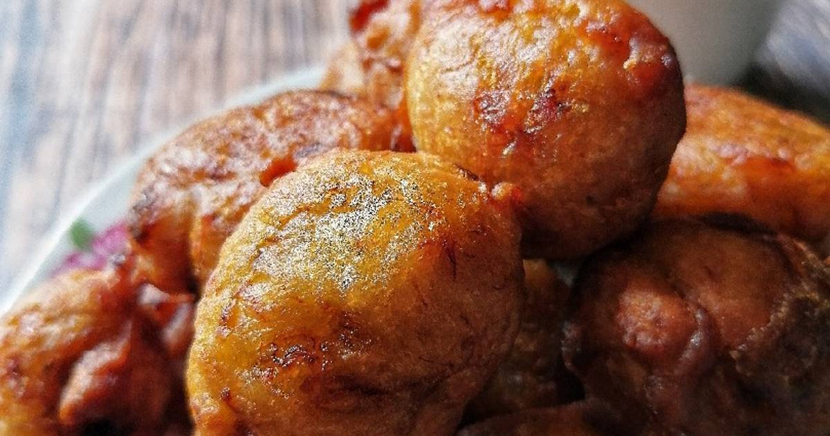 Resipi Cekodok Pisang Bulat Oleh Julia Aleen Aireish Cookpad