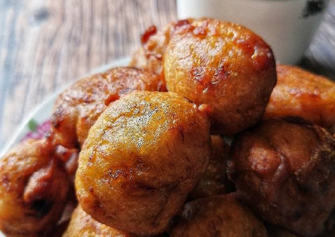 Resipi Cekodok Pisang Bulat Oleh Julia Aleen Aireish Cookpad