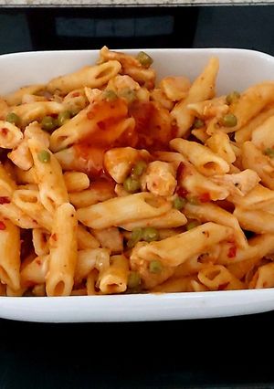 A picture of My Sweet Chilli and Garlic Chicken Pasta 😍.