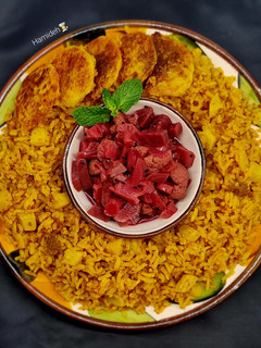 عکسی از دستور کلم قمری پلو (پلو کلم سنگ) 🍛