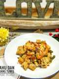Tahu Dan Udang Tumis Cabe Hijau