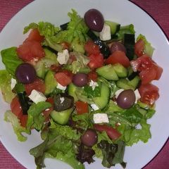 A picture of Quick dinner salad.