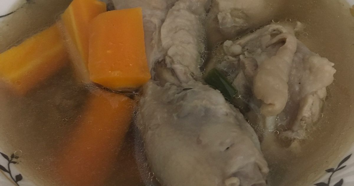 Sup ayam lek min