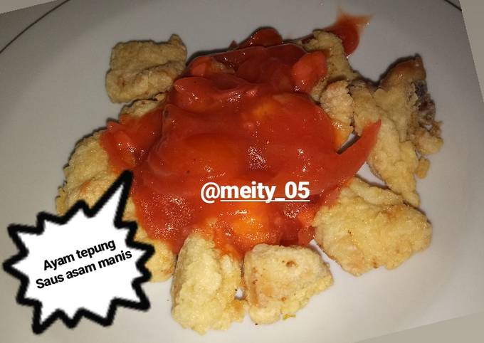 Cara Gampang Menyiapkan Ayam tepung asam manis, Sempurna