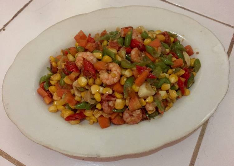Langkah Mudah untuk memasak Oseng Oseng Praktis (cocok untuk anak yg tidak suka sayur) yang mudah