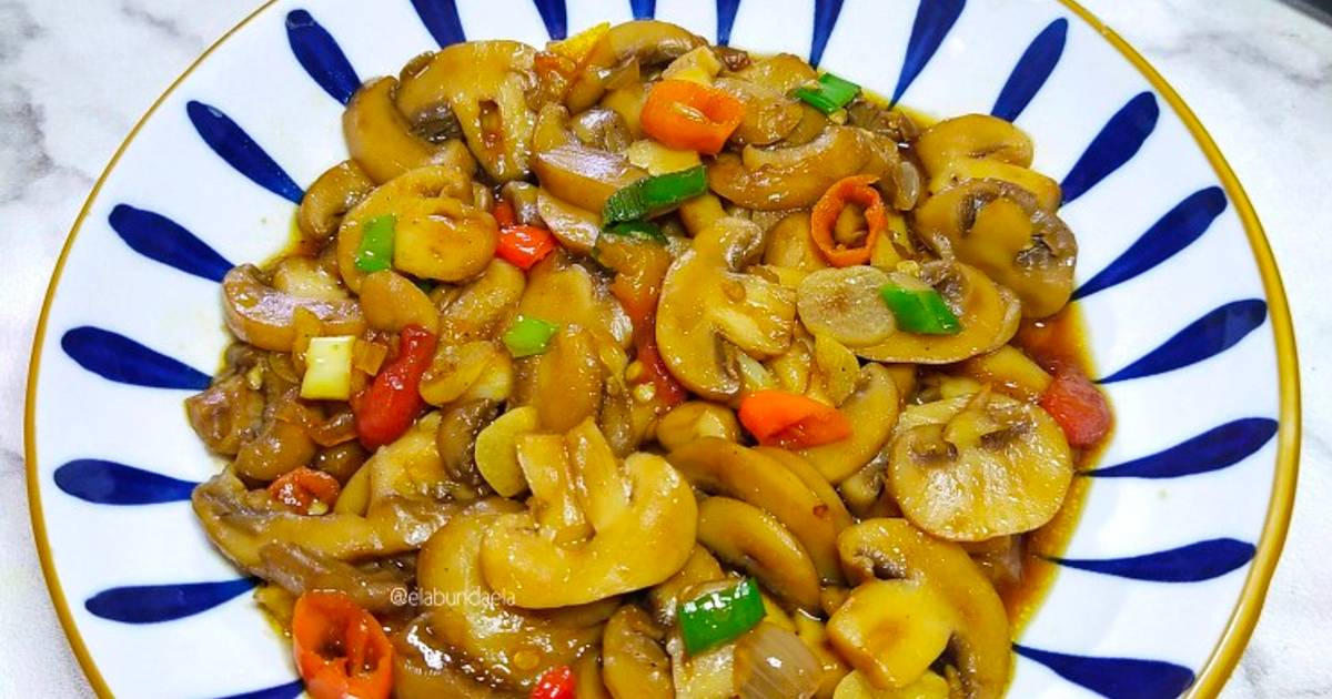 Resep Tumis Jamur Kancing Oleh Bunda Ela Cookpad