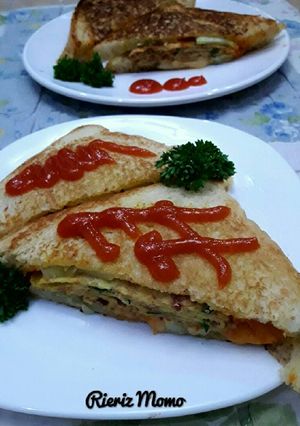 Foto resep Roti isi a.k.a sandwich simple