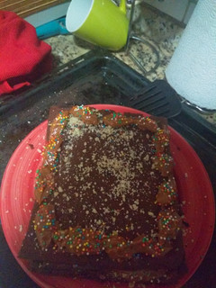 Una foto de Mini torta navideña