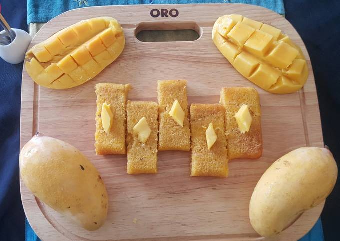 How to Make Award-winning Eggless Mango Cake