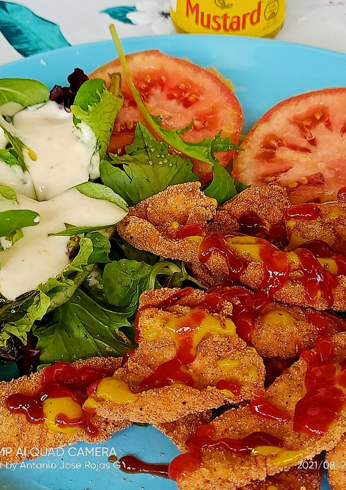 Una foto de Pollo rebozado 😜😜😜😜