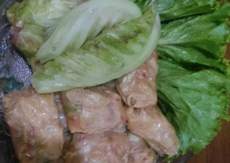 Siomay Kubis dan Kembang Tahu