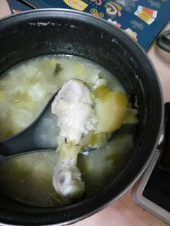 Una foto de Sopa de pollo