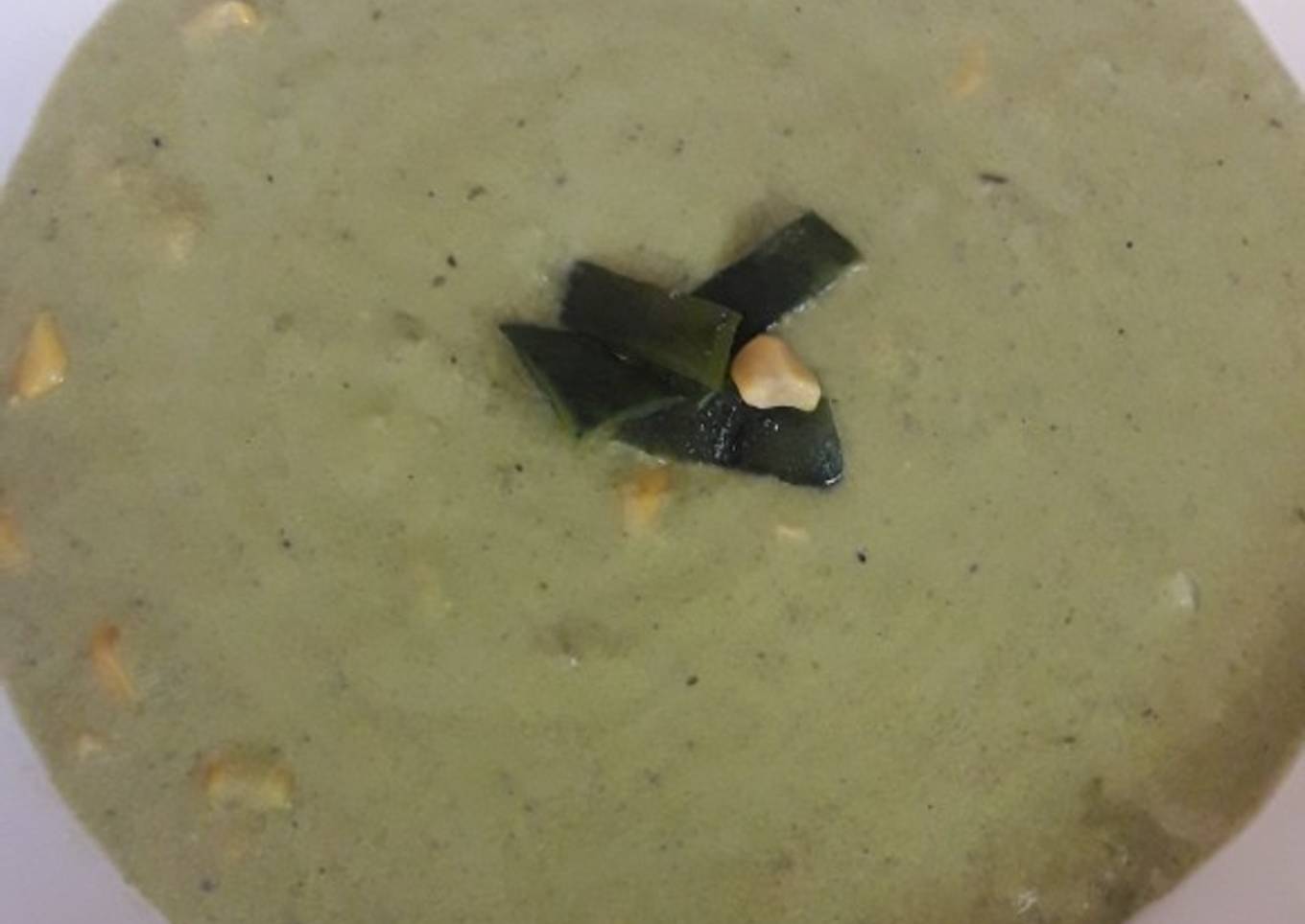 Crema de poblano