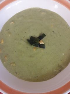 Una foto de Crema de poblano