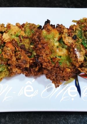 Hình của món Chả cốm chay.