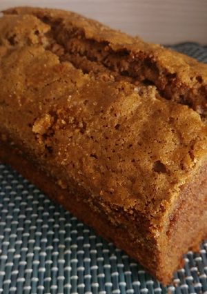 Una foto de 📝 Budín de lentejas y cacao