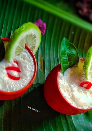 গন্ধরাজ ঘোলের শরবত (Ghondhoraj Gholer sorbot er recipe in Bengali) রেসিপির প্রধান ছবি