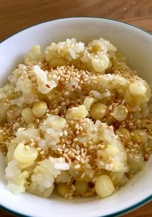 A picture of Quick Corn Sticky Rice for Breakfast.