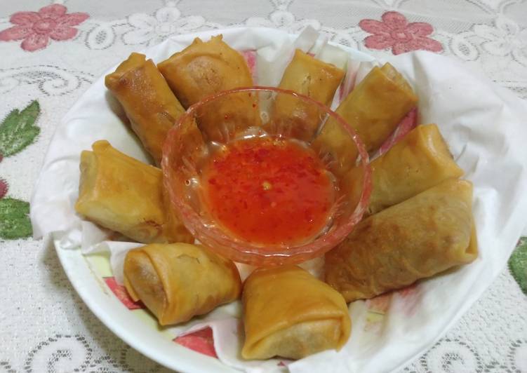 Resep Lumpia isi mie ala ala 😂 Anti Gagal