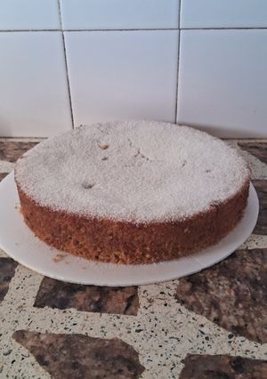Una foto de Bizcochuelo húmedo con sabor a flan🍮