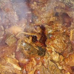 A picture of Ofada stew.