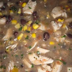 A picture of Fiesta chicken chili.