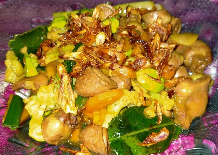 Resep Tumis jantung ati ampela pake pete Anti Gagal