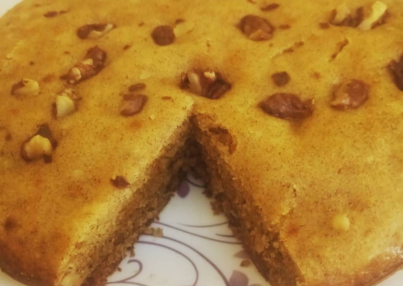 Banana walnut cake 🎂