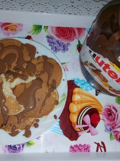 صورة لوصفة بان كيك مع شوكولاته صنع منزلي