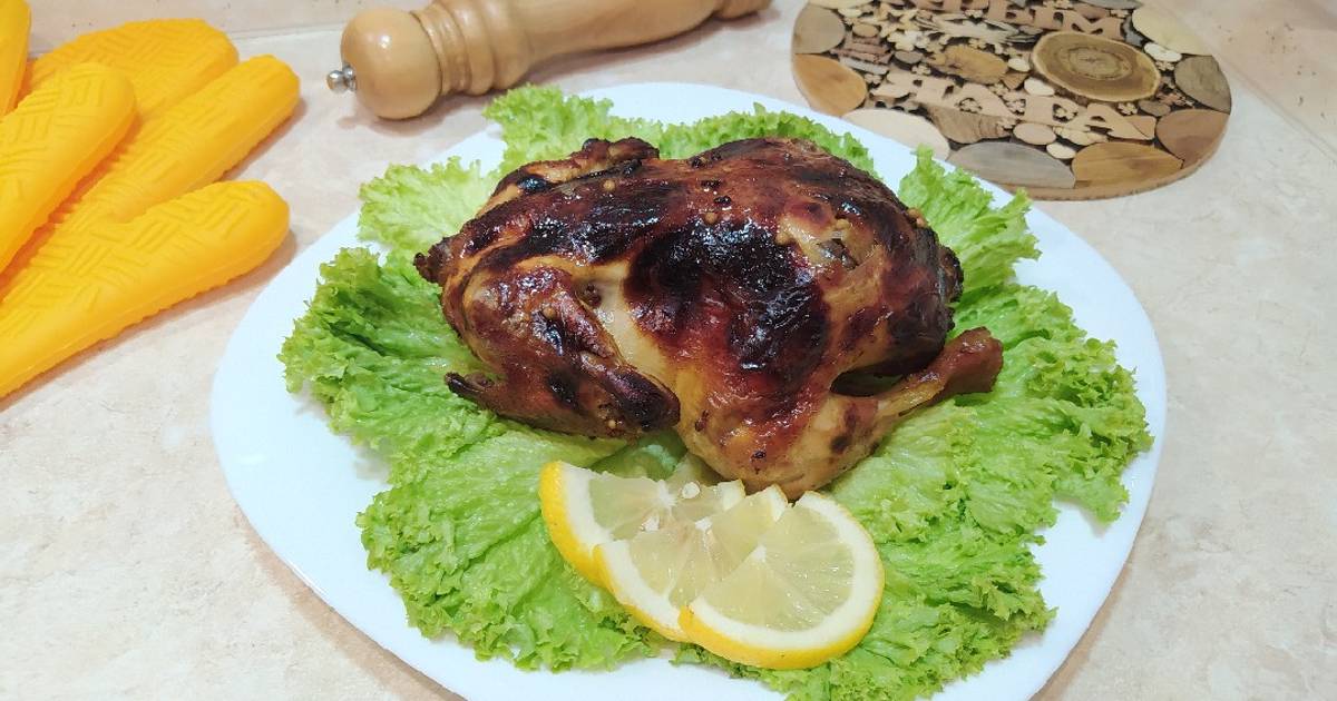 Курица в рукаве в медово-горчичном соусе - рецепт с фото от Магги