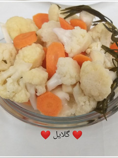 عکسی از دستور شور گل کلم😋