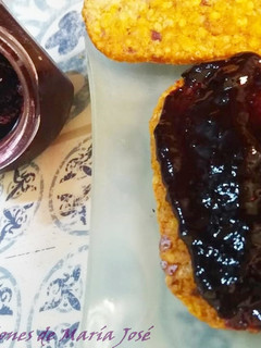 Una foto de Mermelada de arándanos, sin azúcar en la Monsieur cuisine
