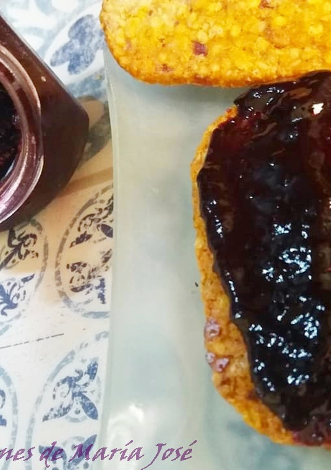 Una foto de Mermelada de arándanos, sin azúcar en la Monsieur cuisine