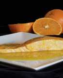 Salmón a la naranja en sartén