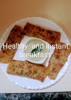 A picture of #healthy and instant breakfast.
