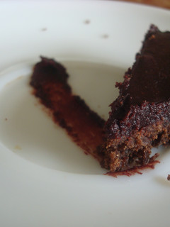 A picture of Chocolate Mousse Pie with a secret ingredient.