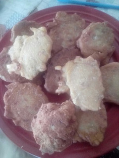 Una foto de Buñuelos de cebolla y morrón