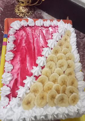 صورة لوصفة تورته بدقيق الاسبونج زي الجاهز بالظبط 😋❤️♥️