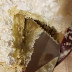 A picture of Banana cream pie from the settlement cookbook -1965.