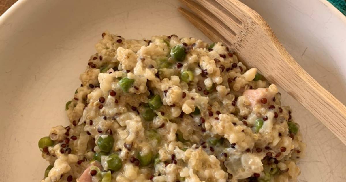 Recette bio : Boulgour quinoa aux petits pois et chorizo - recette