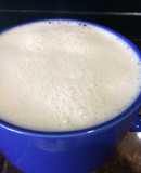 Atole de cacahuate en licuadora