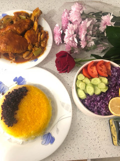عکسی از دستور خورشت مرغ و قارچ