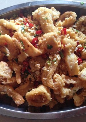 Foto resep Cumi Goreng Telor Asin