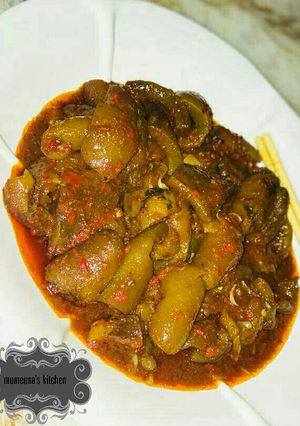 A picture of Kpomo peppersoup.