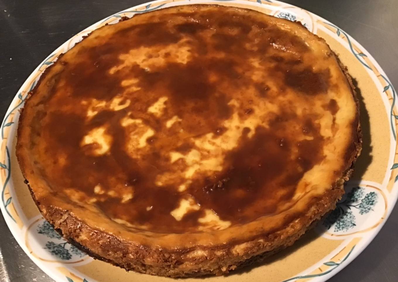 Cheesecake aux bananes et praliné beurre salé