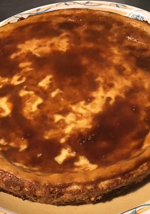 Une photo de Cheesecake aux bananes et praliné beurre salé